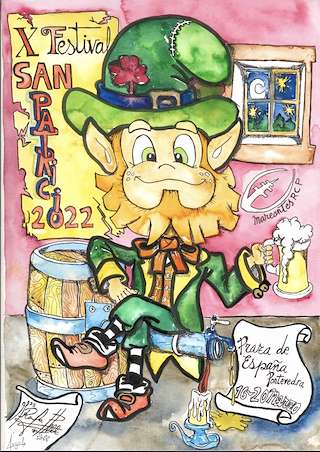 Fechas, información, programa, cartel, imágenes, mapa y ubicación de XII Festival de San Patricio  en  Pontevedra