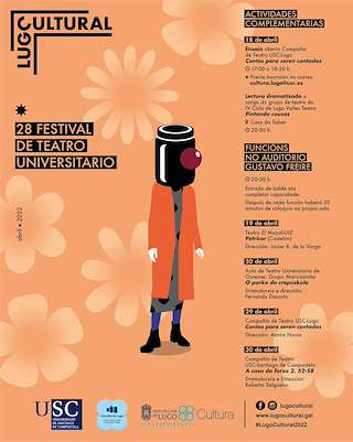 Fechas, información, programa, cartel, imágenes, mapa y ubicación de Festival de Teatro Universitario  en  Lugo