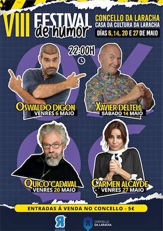Fechas, información, programa, cartel, imágenes, mapa y ubicación de X Festival do Humor  en  Laracha