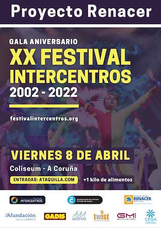 Fechas, información, programa, cartel, imágenes, mapa y ubicación de XXII Festival Intercentros  en  A Coruña