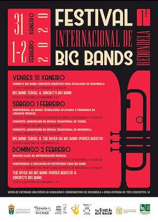 Fechas, información, programa, cartel, imágenes, mapa y ubicación de IV Festival Internacional de Big Bands  en  Redondela