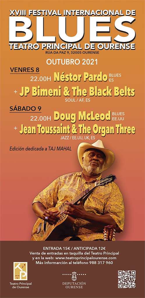 XX Festival Internacional de Blues Teatro Principal en Ourense