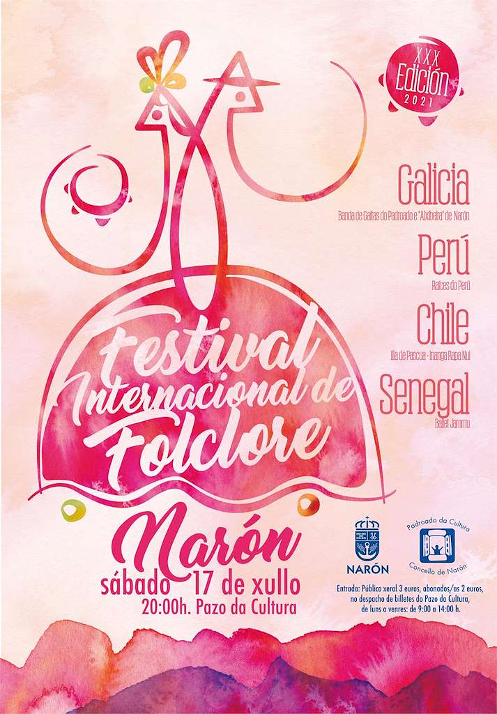XXXIII Festival Internacional de Folclore (2024) en Narón