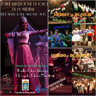 Fechas, información, programa, cartel, imágenes, mapa y ubicación de Festival Internacional de Folclore (2024)  en  Pontedeume
