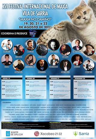 Fechas, información, programa, cartel, imágenes, mapa y ubicación de XVIII Festival Internacional de Maxia  en  Sarria