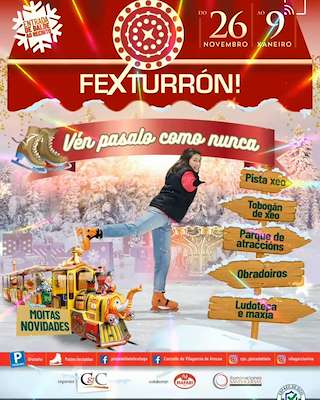 Fechas, información, programa, cartel, imágenes, mapa y ubicación de Fexturrón - Pista de Hielo  en  Vilagarcía de Arousa