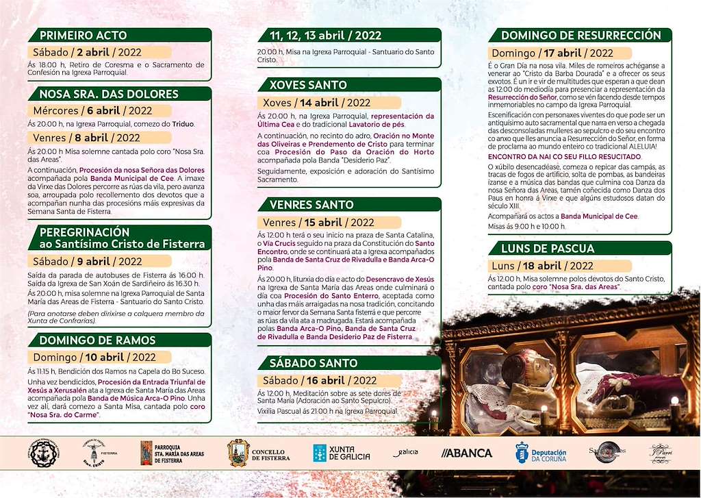Fiesta del Santo Cristo - Semana Santa en Fisterra