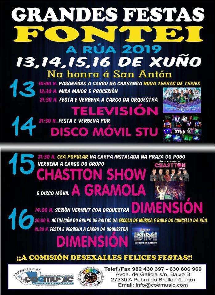 Fiesta Patronal de San Antón de Fontei (2024) en A Rúa