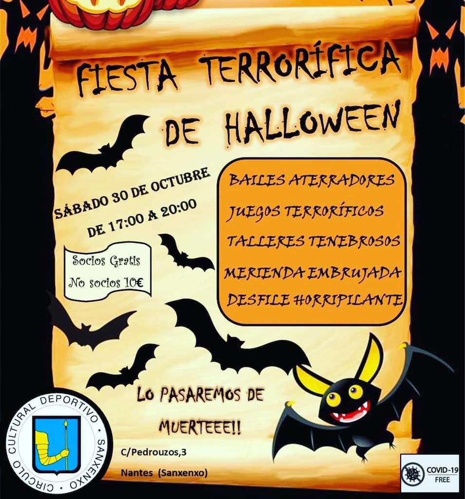 Fiesta Terrorífica de Halloween en Nantes en Sanxenxo