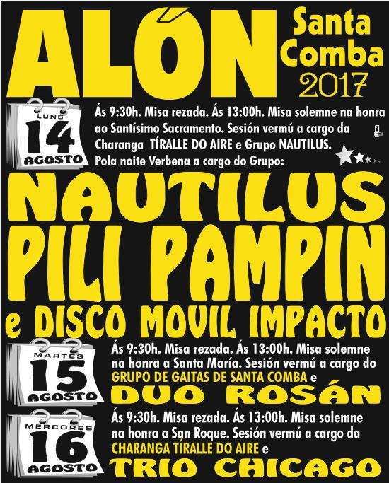 Fiestas Patronales de Alón en Santa Comba