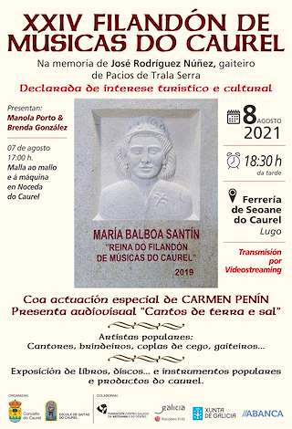 Fechas, información, programa, cartel, imágenes, mapa y ubicación de XXVI Filandón de Músicas do Caurel  en  Folgoso do Courel
