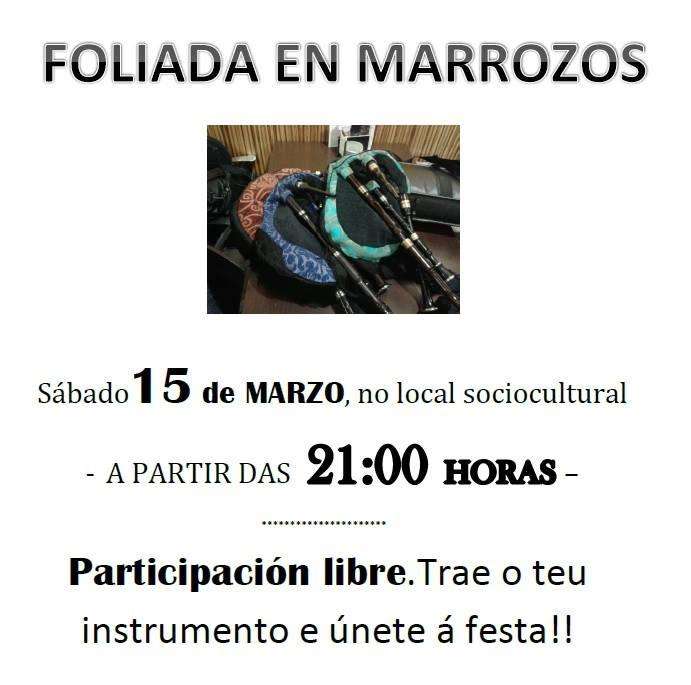 II Foliada de Marrozos en Santiago de Compostela