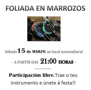 Fechas, información, programa, cartel, imágenes, mapa y ubicación de II Foliada de Marrozos  en  Santiago de Compostela