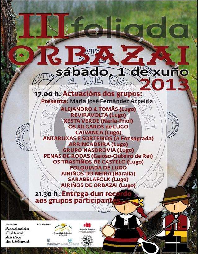 Foliada de Orbazai en Lugo