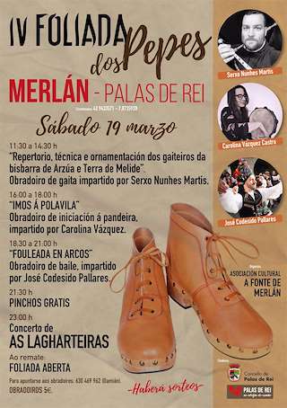 Fechas, información, programa, cartel, imágenes, mapa y ubicación de VI Foliada dos Pepes en Merlán  en  Palas de Rei