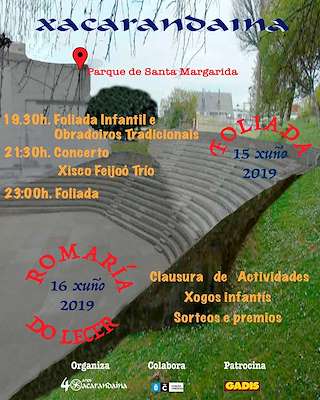 Fechas, información, programa, cartel, imágenes, mapa y ubicación de Foliada e XXII Romería do Lecer Xacarandaina (2024)  en  A Coruña