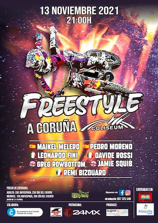 Fechas, información, programa, cartel, imágenes, mapa y ubicación de XV Freestyle Supercross  en  A Coruña