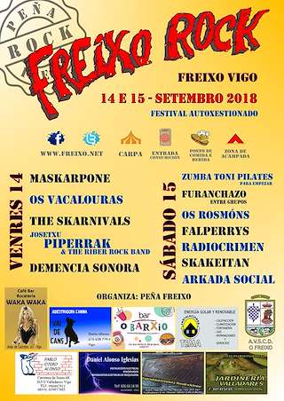 Fechas, información, programa, cartel, imágenes, mapa y ubicación de Freixo Rock  en  Vigo