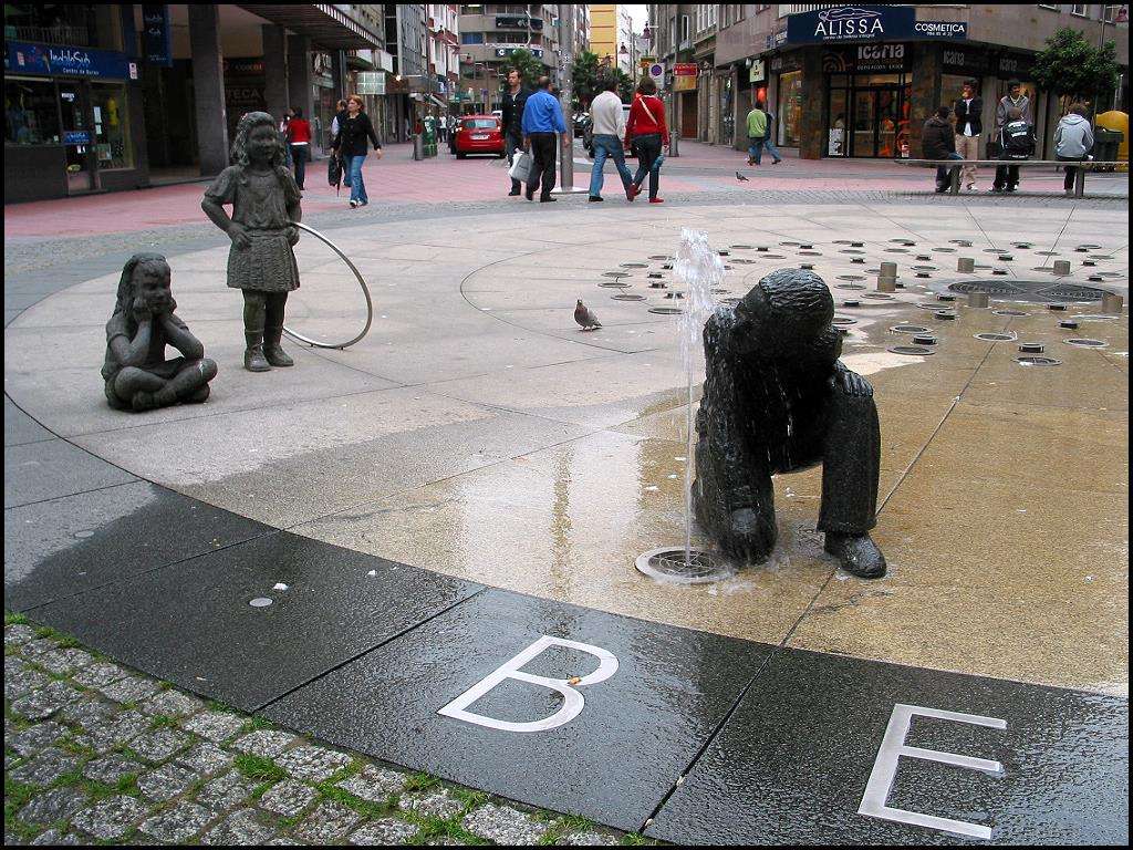 Fuente de los Niños en Pontevedra