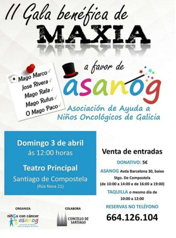 III Gala Benéfica de Maxia en Santiago de Compostela