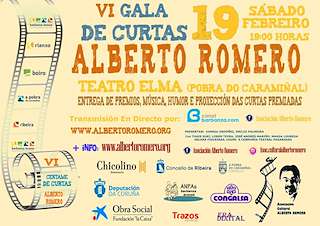 Fechas, información, programa, cartel, imágenes, mapa y ubicación de VIII Gala de Curtas Alberto Romero  en  Rianxo