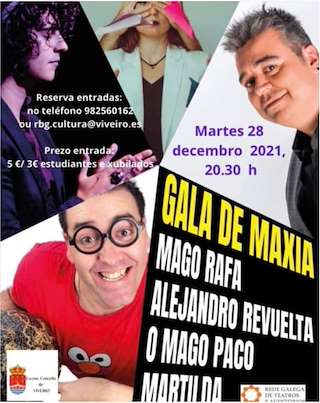 Fechas, información, programa, cartel, imágenes, mapa y ubicación de Gala de Maxia  en  Viveiro