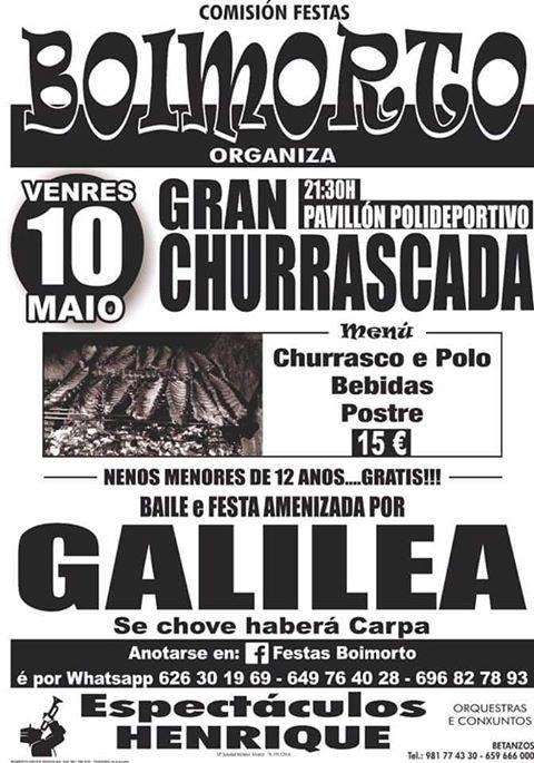 Gran Churrascada  en Boimorto