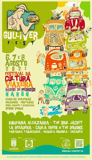 Fechas, información, programa, cartel, imágenes, mapa y ubicación de Gulliver Fest (2024)  en  Narón