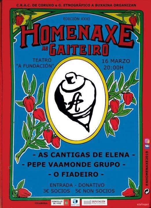 XXXIII Homenaxe ao Gaiteiro en Vigo