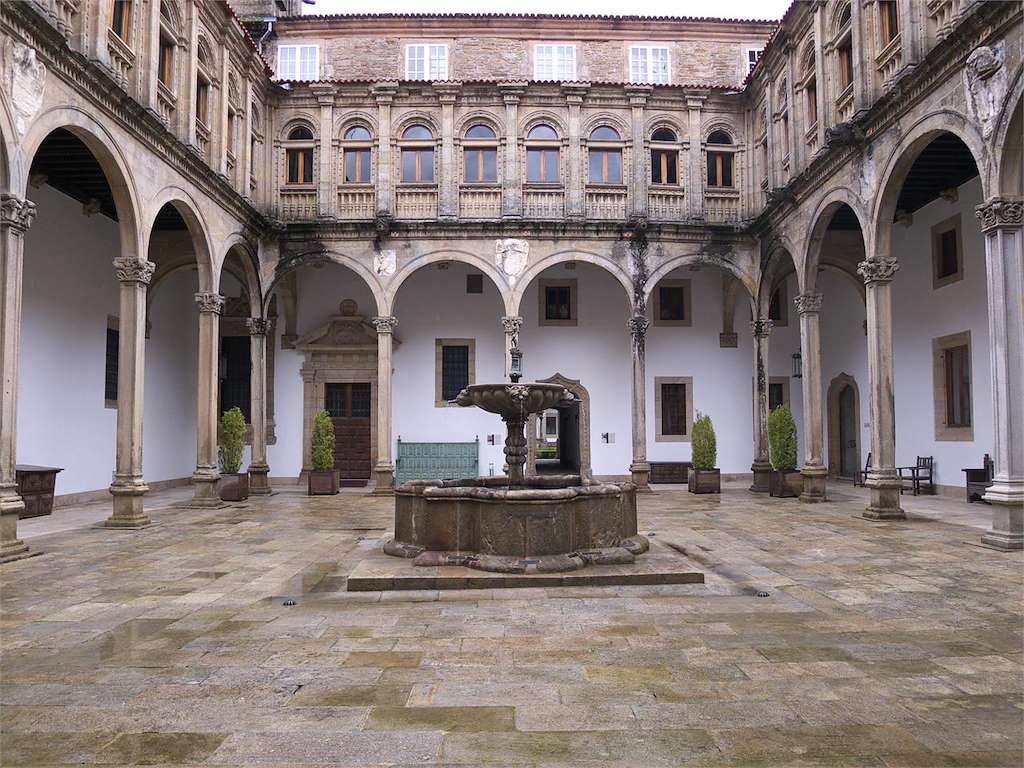 Hostal de los Reyes Católicos en Santiago de Compostela