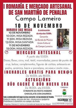 IV Romaría e Mercado Artesanal de San Martiño de Penalba en Campo Lameiro