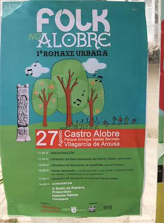 VII Romaxe Urbana Folk no Alobre en Vilagarcía de Arousa