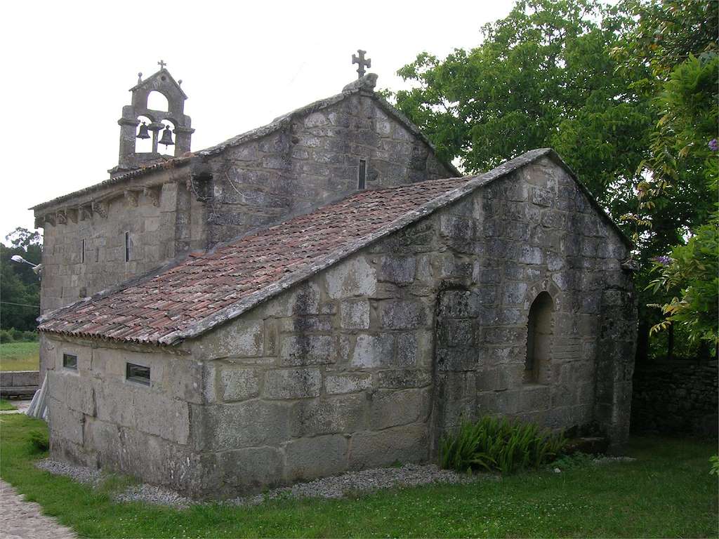 Iglesia de Santa María do Campo en Marín