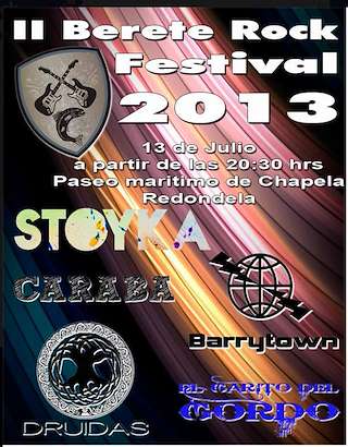 X Berete Rock en Redondela