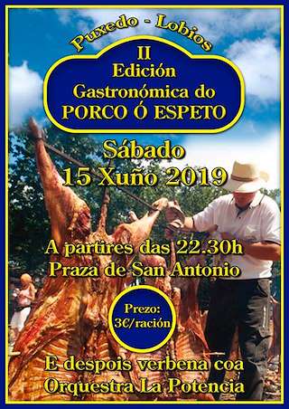V Festa Gastronómica do Porco ó Espeto de Puxedo (2024) en Lobios
