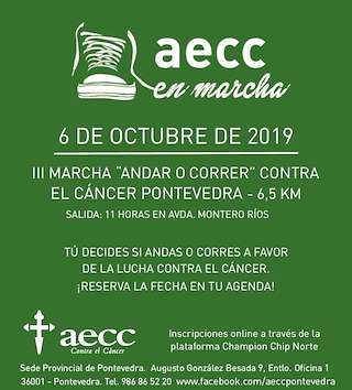 V Marcha Contra el Cáncer en Pontevedra