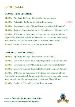 V Feira-Exposición Internacional de Orquídeas en Salvaterra do Miño