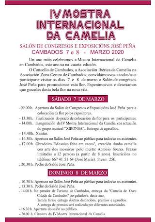 VII Mostra Internacional da Camelia en Cambados