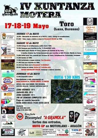 VI Xuntanza Moteira Motoros en Laza