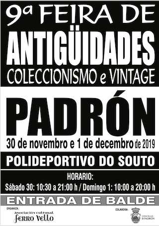 XVI Feira de Antigüidades, Coleccionismo e Vintage en Padrón