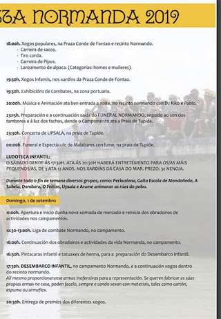Festa Normanda en Foz