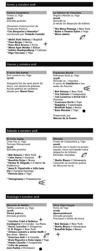 XIII Festival Kerouac - Festival Internacional de Poesía y Performance en Vigo