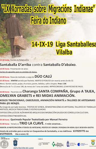 XIII Xornadas sobre Migracións Indianas en Vilalba