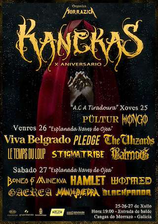 Fechas, información, programa, cartel, imágenes, mapa y ubicación de XIII Kanekas Metal Fest (2024)  en  Cangas