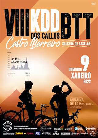 Fechas, información, programa, cartel, imágenes, mapa y ubicación de X Kdd BTT dos Callos  en  Salceda de Caselas
