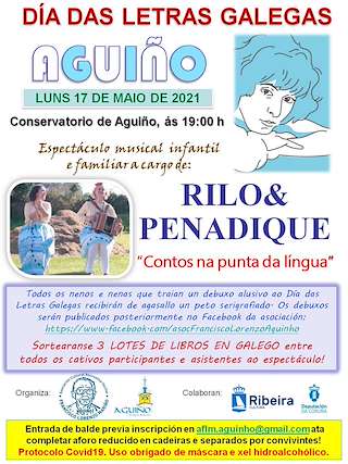 Fechas, información, programa, cartel, imágenes, mapa y ubicación de Letras Galegas - Maio Cultural  en  Ribeira