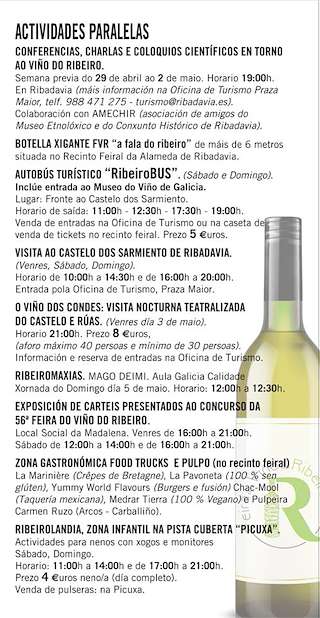 LXI Feira do Viño do Ribeiro en Ribadavia
