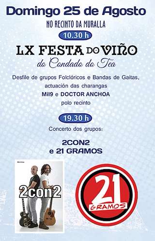 LXIV Festa do Viño do Condado de Tea en Salvaterra do Miño
