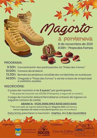 Fechas, información, programa, cartel, imágenes, mapa y ubicación de Magosto  en  A Pontenova
