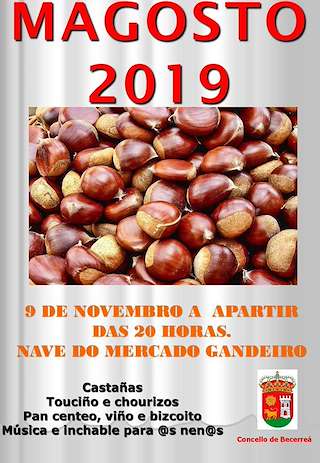 Fechas, información, programa, cartel, imágenes, mapa y ubicación de Magosto  en  Becerreá